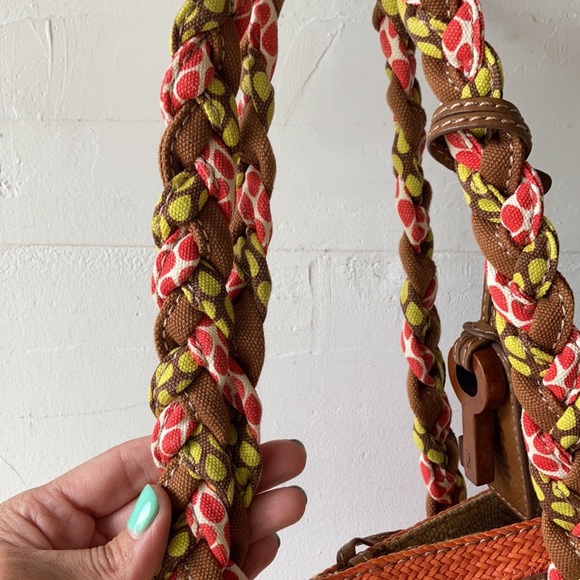 NWOT Fossil Raffia Tote - Picture 9 of 10